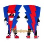 Lightning Bolt Mascot Costume Adult Cartoon Energy Character Outfit for Events and Promotions