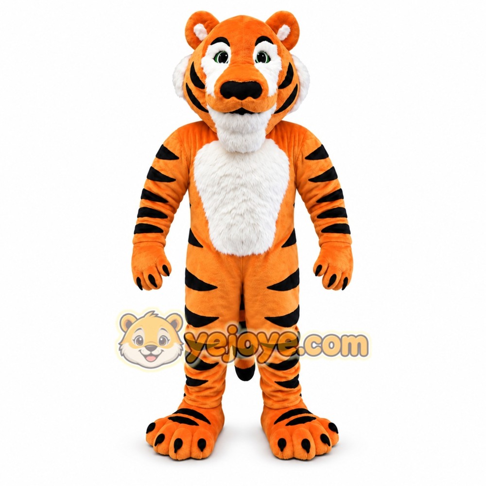 Tiger Mascot Costume Adult Cartoon Wild Animal Character Outfit for Events and Promotions Tiger Mascot Costume Adult Cartoon Wild Animal Character Outfit for Events and Promotions
