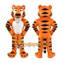 Tiger Mascot Costume Adult Cartoon Wild Animal Character Outfit for Events and Promotions