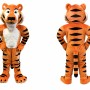 Tiger Mascot Costume Adult Cartoon Wild Animal Character Outfit for Events and Promotions