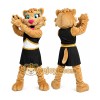 Cheerleader Lion Mascot Costume Adult Full Body Animal Character Outfit for Events & Parties