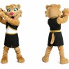 Cheerleader Lion Mascot Costume Adult Full Body Animal Character Outfit for Events & Parties