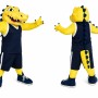 Yellow Alligator Mascot Costume Adult Full Body Crocodile Character Outfit for Sports Events & Parties