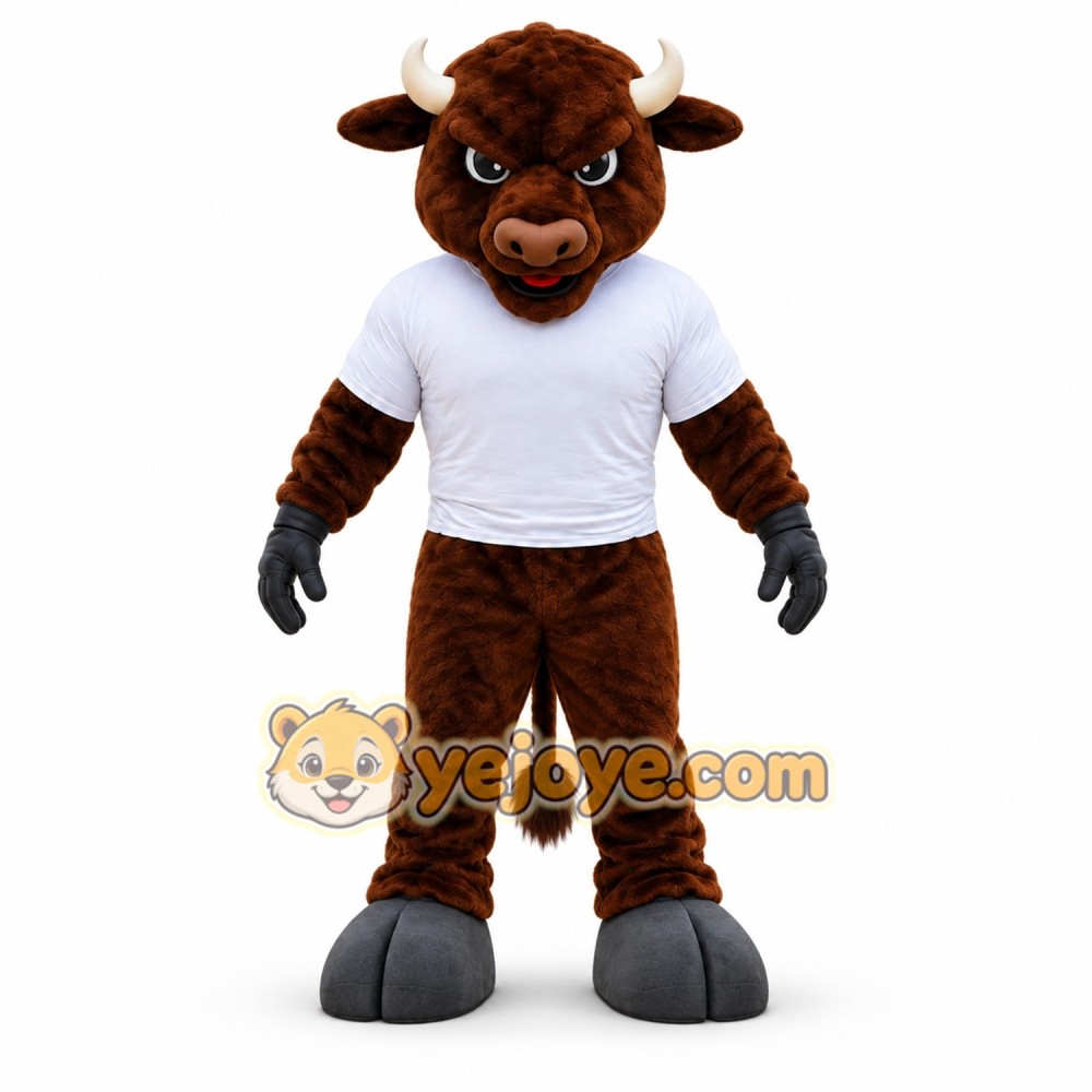 Bull Mascot Costume Adult Strong Bull Character Mascot Suit Bull Mascot Costume Adult Strong Bull Character Mascot Suit