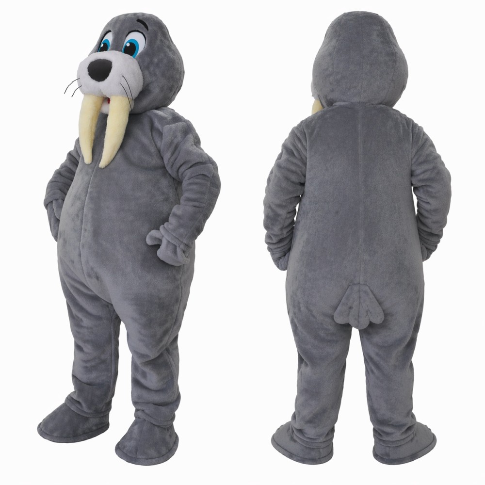 Walrus Mascot Costume Adult Cartoon Walrus Character Mascot Suit