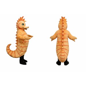 Seahorse Mascot Costume Adult Ocean Animal Character Mascot Suit