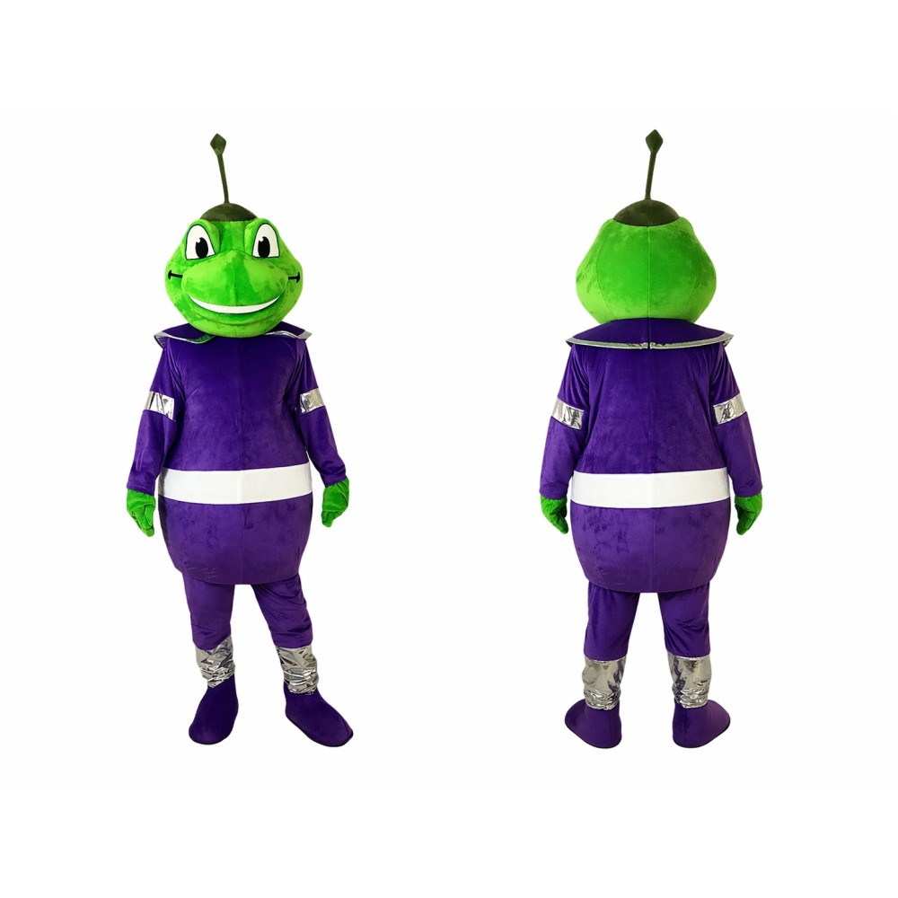Alien Mascot Costume Adult Green Space Character Mascot Suit