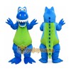 Blue Dinosaur Mascot Costume Adult Cartoon Dino Character Mascot Suit for Events Blue Dinosaur Mascot Costume Adult Cartoon Dino Character Mascot Suit for Events