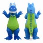 Blue Dinosaur Mascot Costume Adult Cartoon Dino Character Mascot Suit for Events