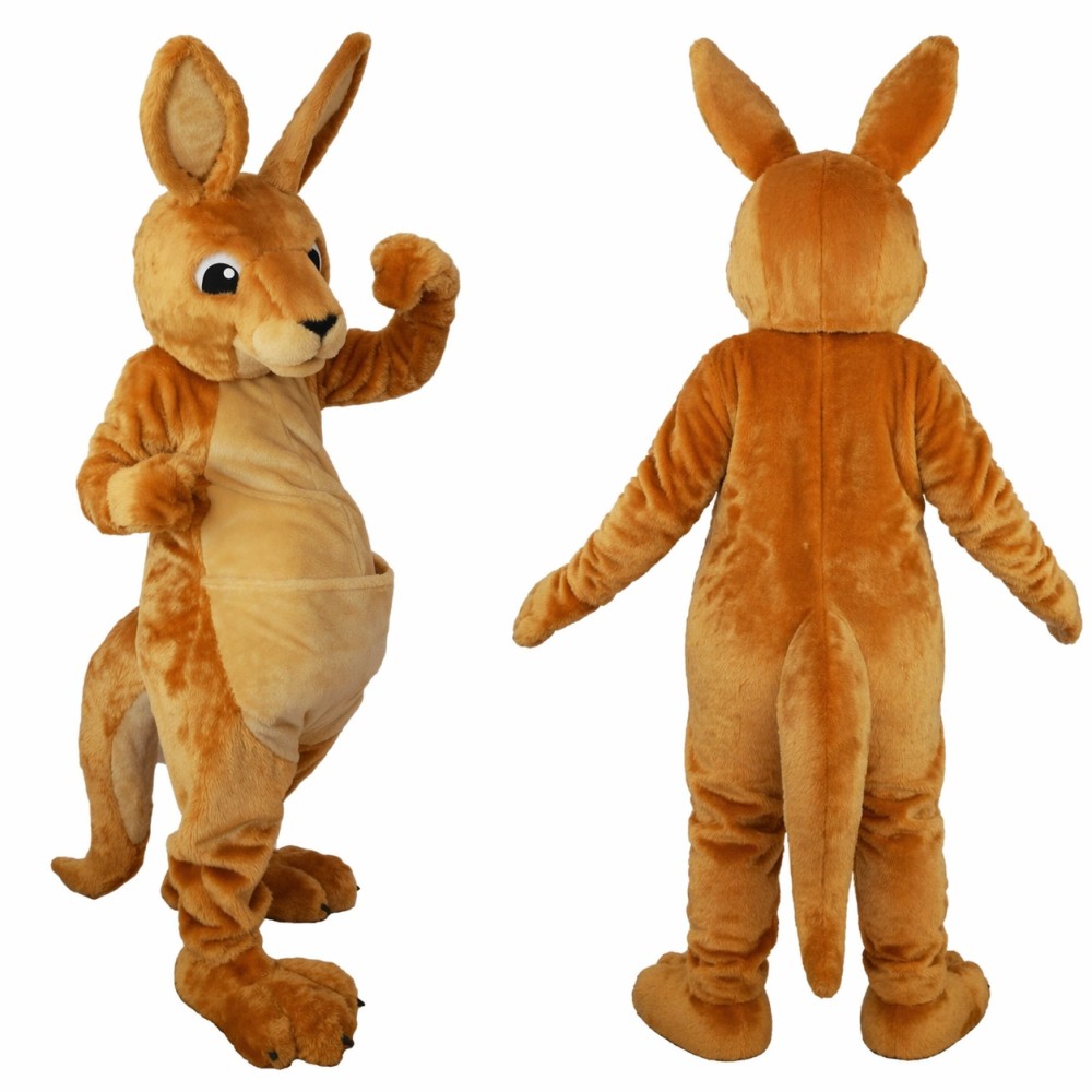 Kangaroo Mascot Costume Adult Australian Animal Character Mascot Suit