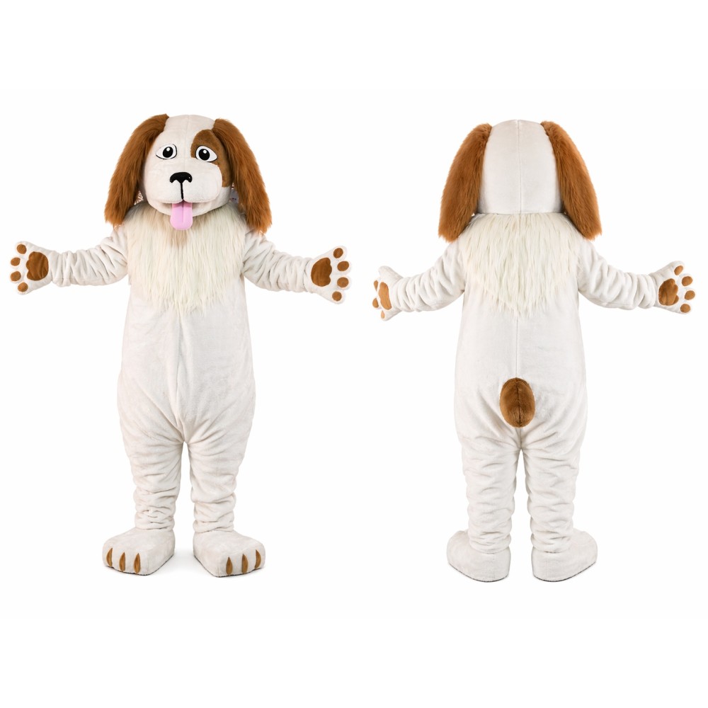 Dog Mascot Costume Adult Cartoon Puppy Character Mascot Suit