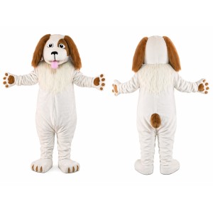 Dog Mascot Costume Adult Cartoon Puppy Character Mascot Suit