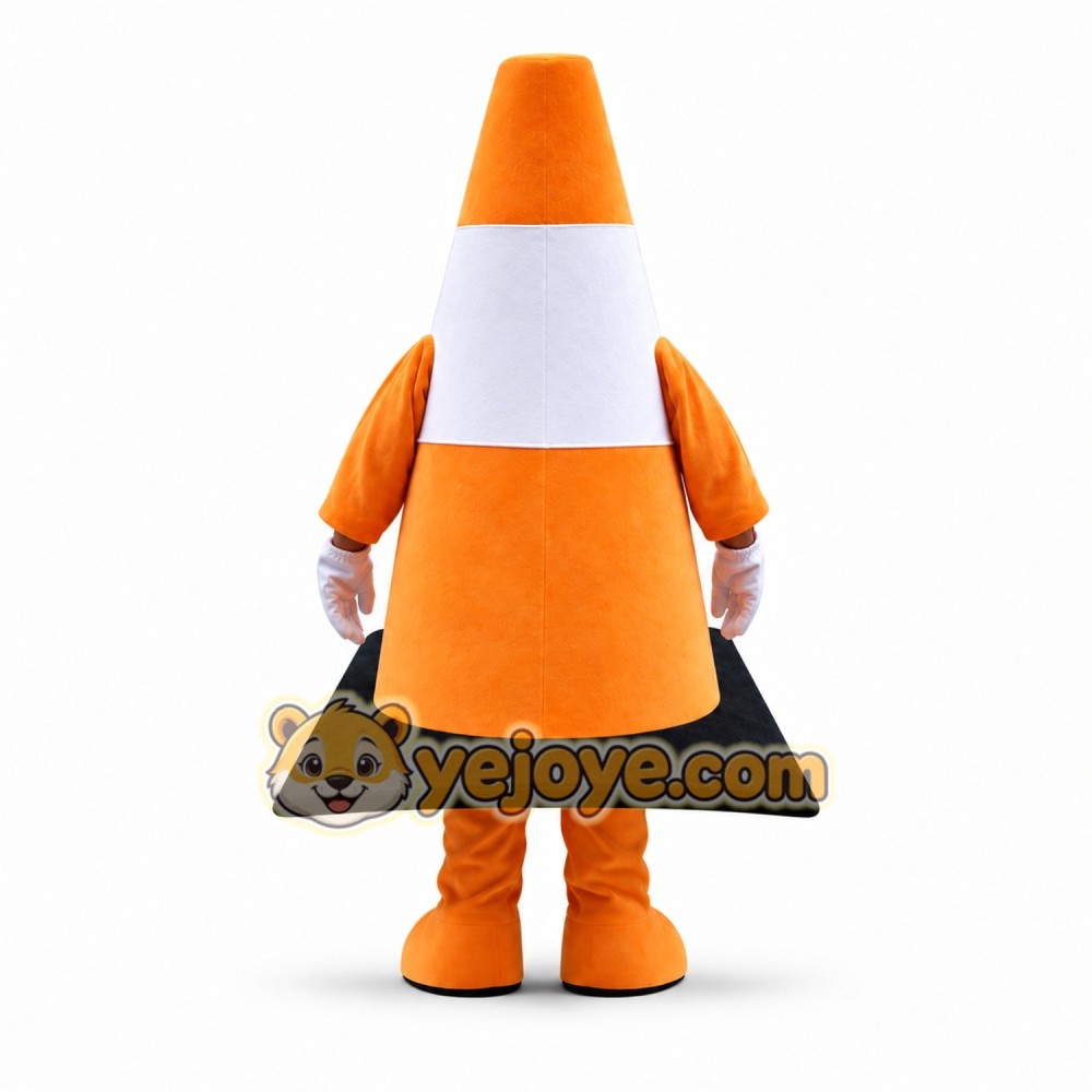 Traffic Cone Mascot Costume Adult Road Safety Character Mascot Suit Traffic Cone Mascot Costume Adult Road Safety Character Mascot Suit