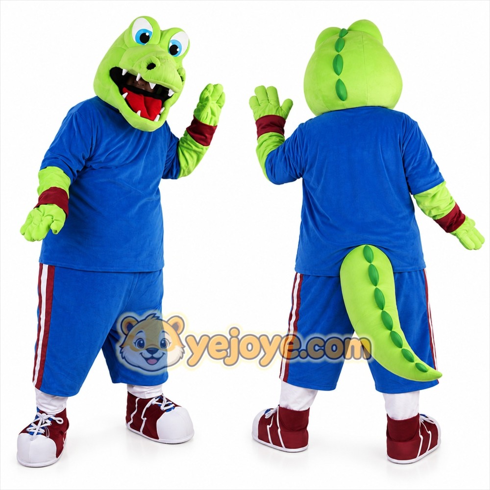 Crocodile Mascot Costume Adult Sports Crocodile Character Mascot Suit Crocodile Mascot Costume Adult Sports Crocodile Character Mascot Suit