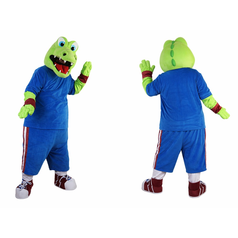Crocodile Mascot Costume Adult Sports Crocodile Character Mascot Suit