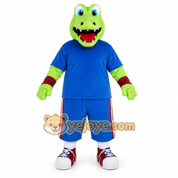 Crocodile Mascot Costume Adult Sports Crocodile Character Mascot Suit