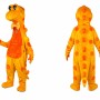 Yellow Dinosaur Mascot Costume Adult Cartoon Dino Character Mascot Suit