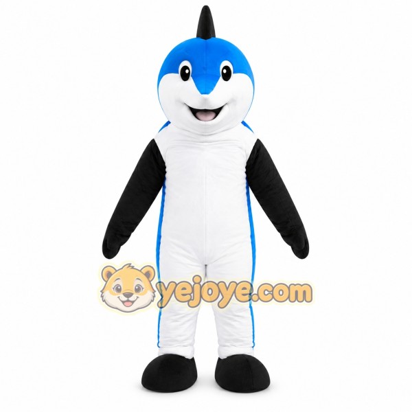 Swordfish Mascot Costume Adult Ocean Fish Character Mascot Suit