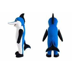 Swordfish Mascot Costume Adult Ocean Fish Character Mascot Suit