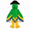 Pirate Parrot Mascot Costume Adult Cartoon Pirate Bird Character Mascot Suit