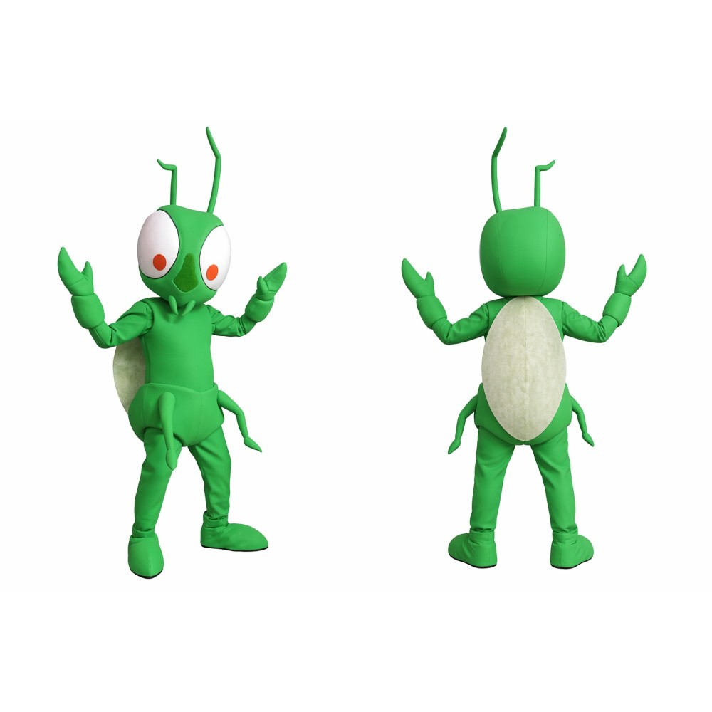 Green Insect Mascot Costume Adult Cartoon Bug Character Mascot Suit