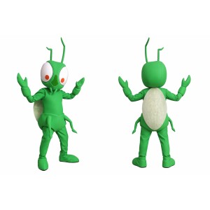 Green Insect Mascot Costume Adult Cartoon Bug Character Mascot Suit