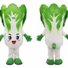 Cute Bok Choy Mascot Costume Adult Vegetable Character Mascot Suit