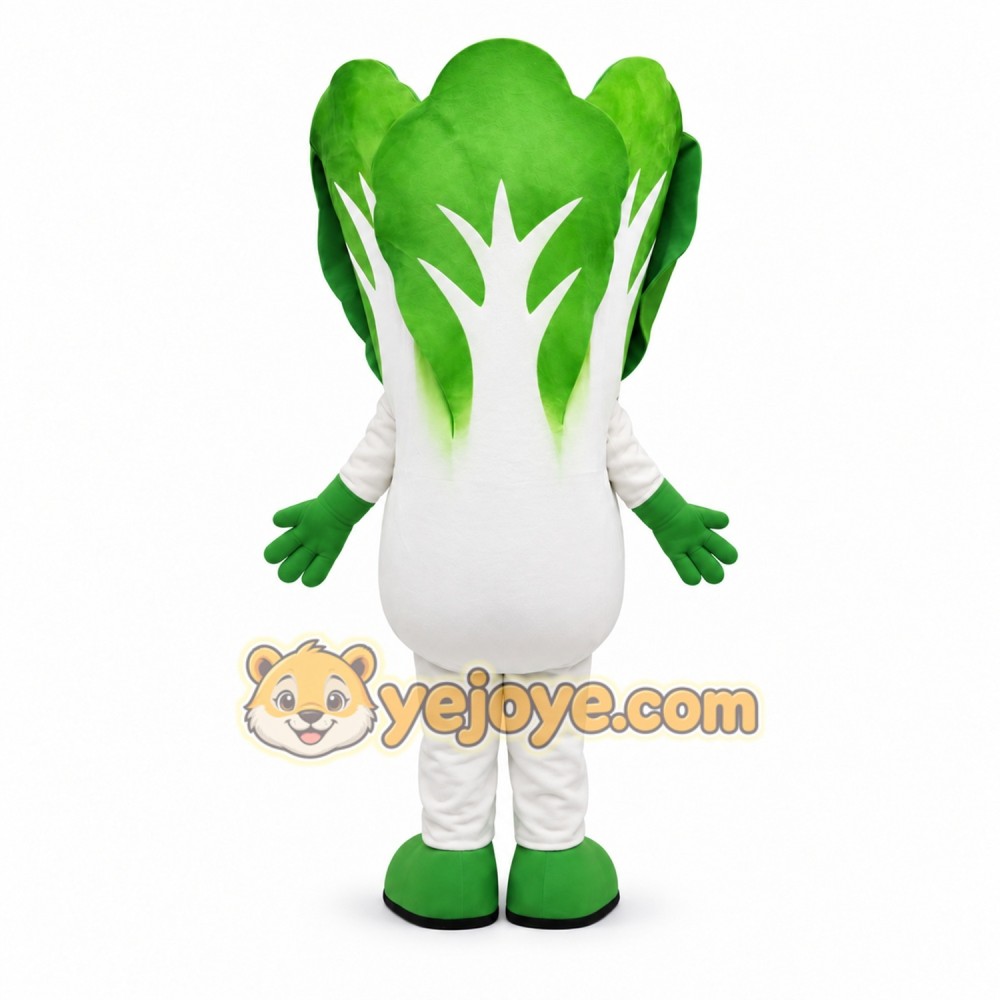 Cute Bok Choy Mascot Costume Adult Vegetable Character Mascot Suit Cute Bok Choy Mascot Costume Adult Vegetable Character Mascot Suit