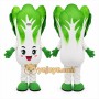Cute Bok Choy Mascot Costume Adult Vegetable Character Mascot Suit