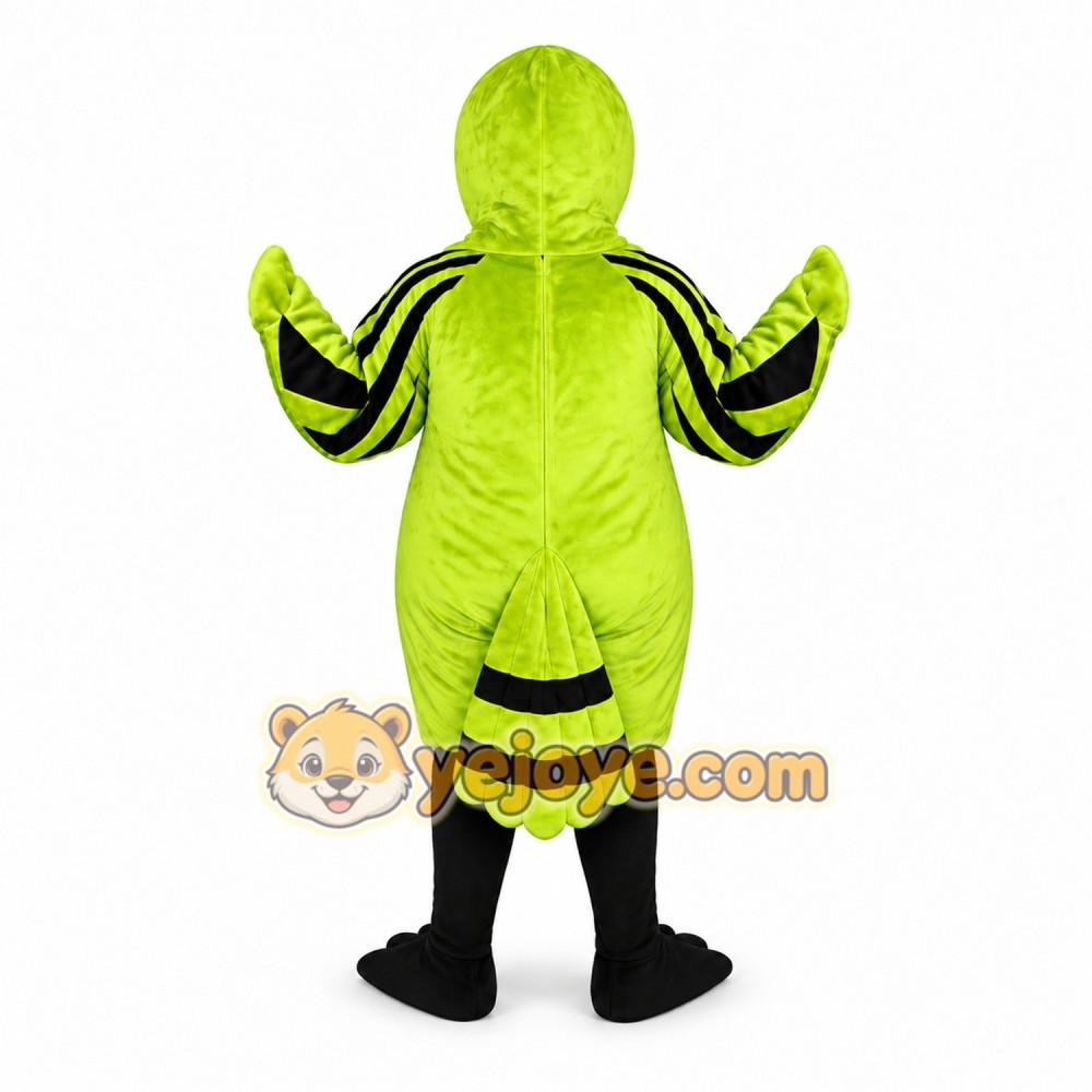 Green Bird Mascot Costume Adult Tropical Bird Character Mascot Suit Green Bird Mascot Costume Adult Tropical Bird Character Mascot Suit