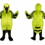 Green Bird Mascot Costume Adult Tropical Bird Character Mascot Suit