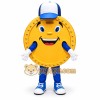 Gold Coin Character Mascot Costume with Cap Gold Coin Character Mascot Costume with Cap