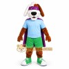 Superhero Dog Mascot Costume with Cape Superhero Dog Mascot Costume with Cape
