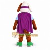 Superhero Dog Mascot Costume with Cape Superhero Dog Mascot Costume with Cape