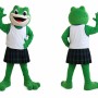 Green Frog School Mascot Costume