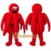Red Octopus Sea Animal Mascot Costume Red Octopus Sea Animal Mascot Costume