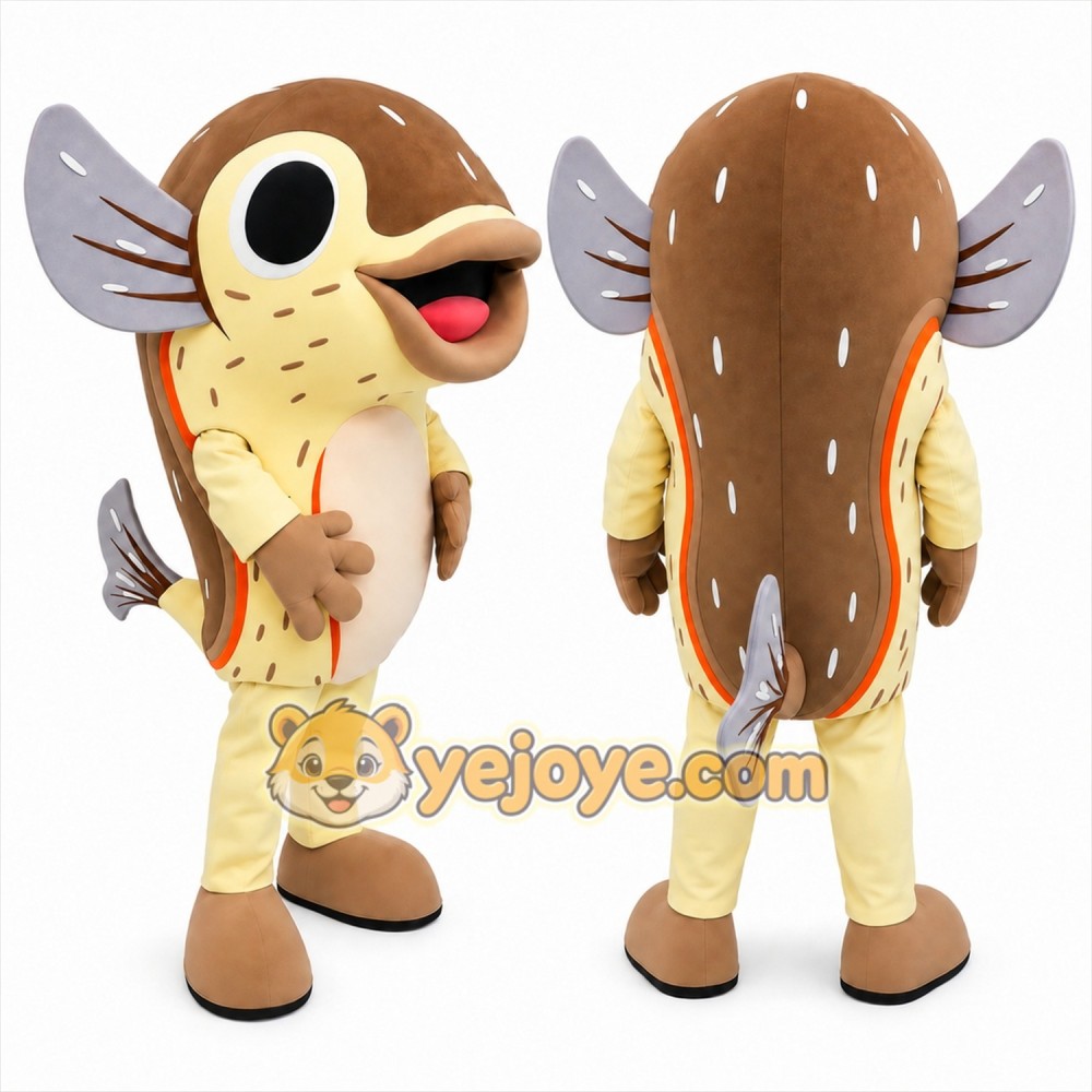 Cartoon Fish Mascot Costume Adult Size