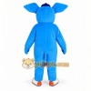 Blue Elephant Cartoon Mascot Costume Blue Elephant Cartoon Mascot Costume