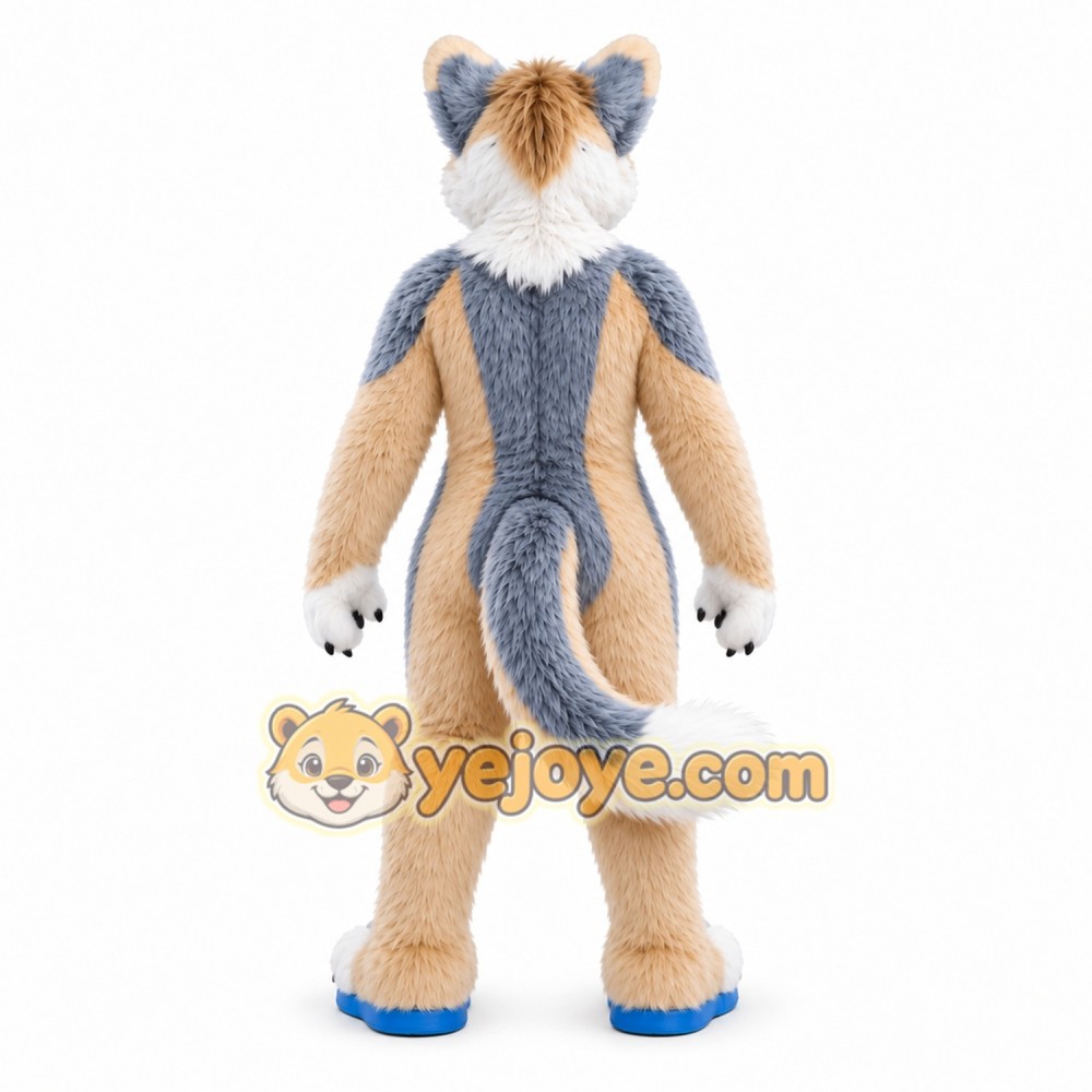 Husky Wolf Fursuit Mascot Costume