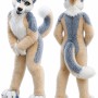 Husky Wolf Fursuit Mascot Costume