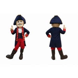 Colonial Captain Mascot Costume Adult