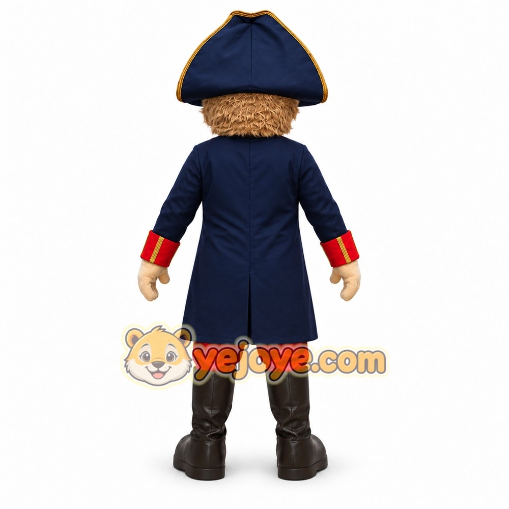 Colonial Captain Mascot Costume Adult Colonial Captain Mascot Costume Adult