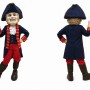 Colonial Captain Mascot Costume Adult