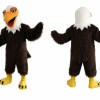 Eagle Bird Mascot Costume Brown Fur