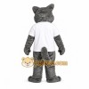 Gray Wolf Mascot Costume with T-Shirt