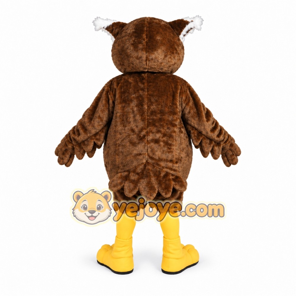 Brown Owl Bird Mascot Costume Adult Brown Owl Bird Mascot Costume Adult