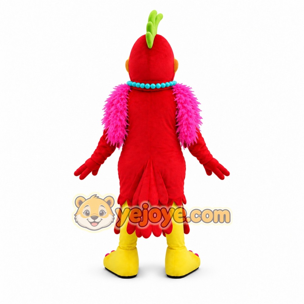 Red Parrot Bird Mascot Costume Adult Red Parrot Bird Mascot Costume Adult