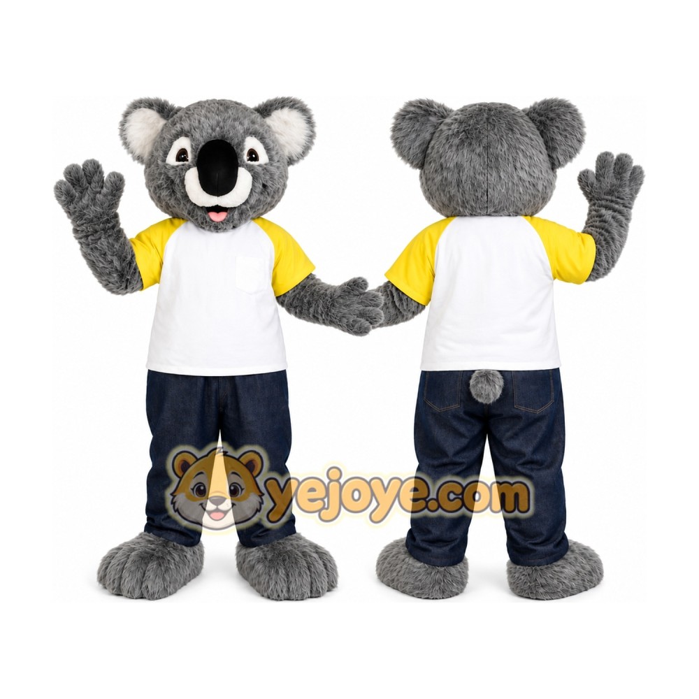 Cute Koala Bear Mascot Costume with T-Shirt Cute Koala Bear Mascot Costume with T-Shirt