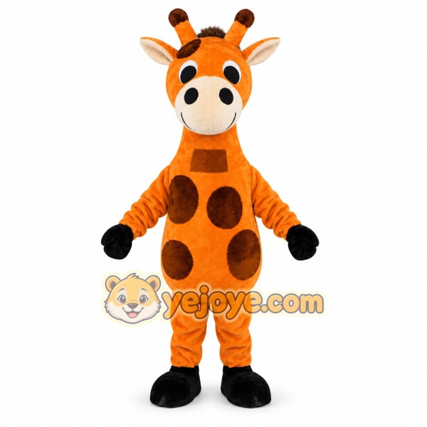Plush Giraffe Mascot Costume Animal Character
