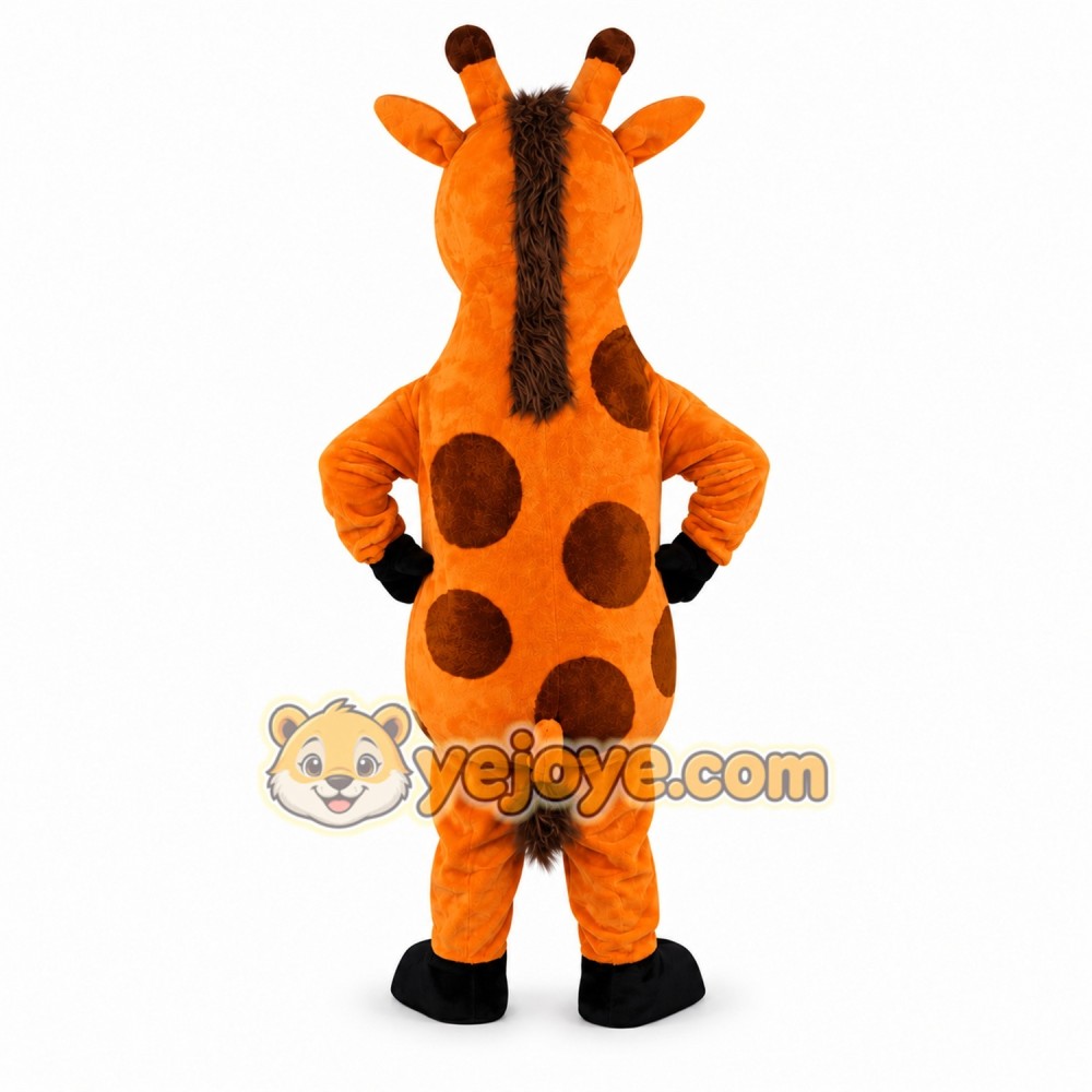 Plush Giraffe Mascot Costume Animal Character Plush Giraffe Mascot Costume Animal Character